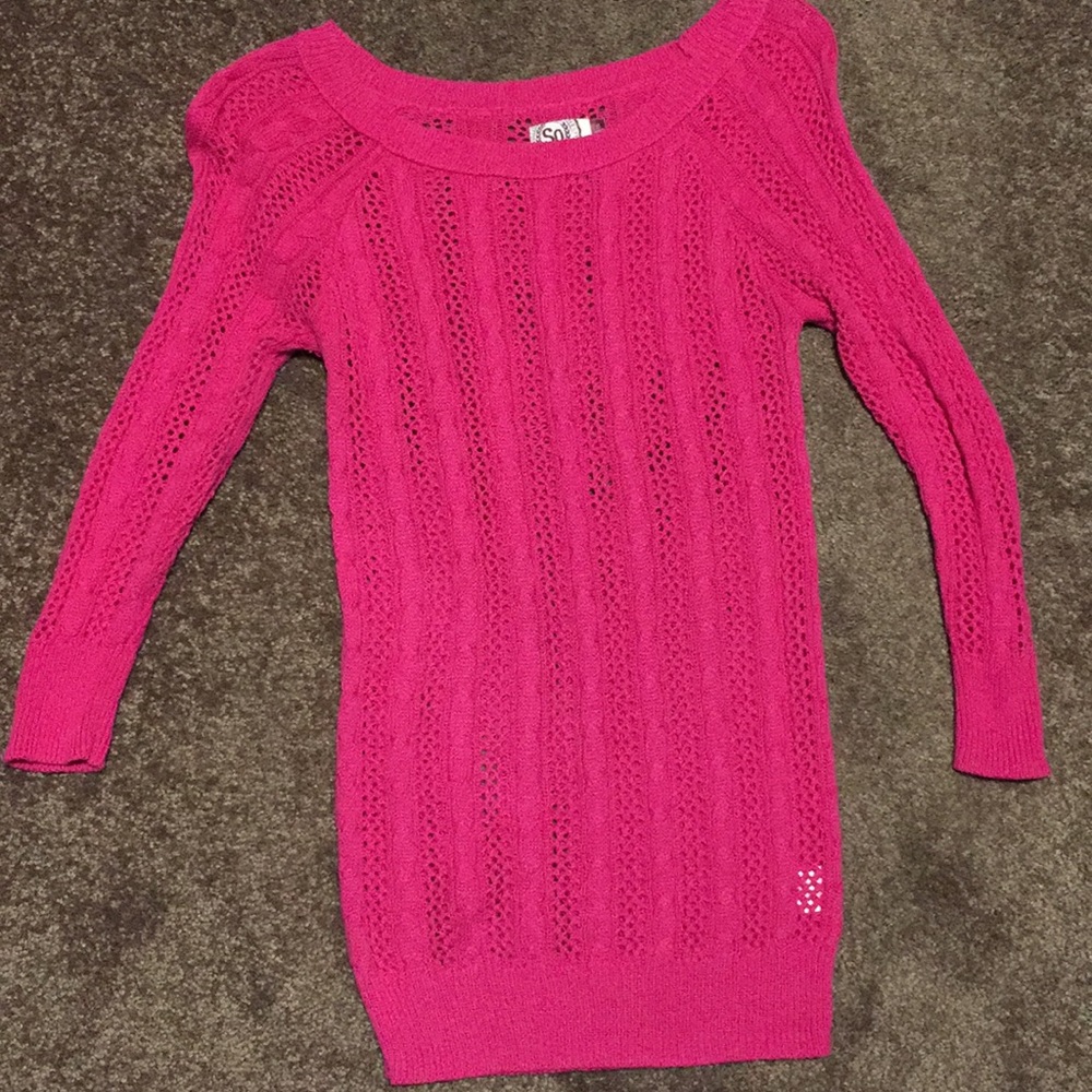 Hot pink sweater
